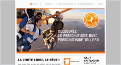 Desktop Screenshot of parachutisme-tallard.com