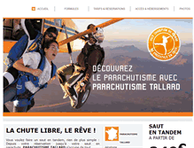 Tablet Screenshot of parachutisme-tallard.com